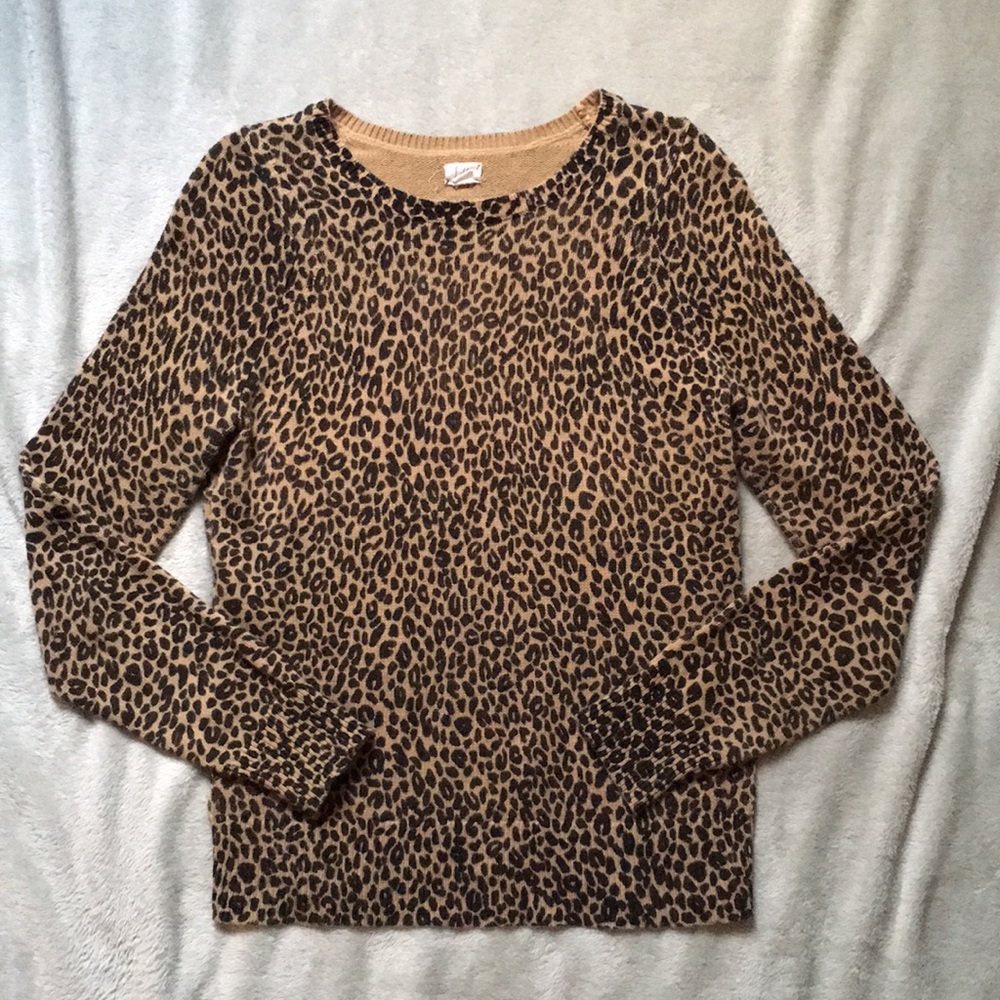 Leopard print sweater